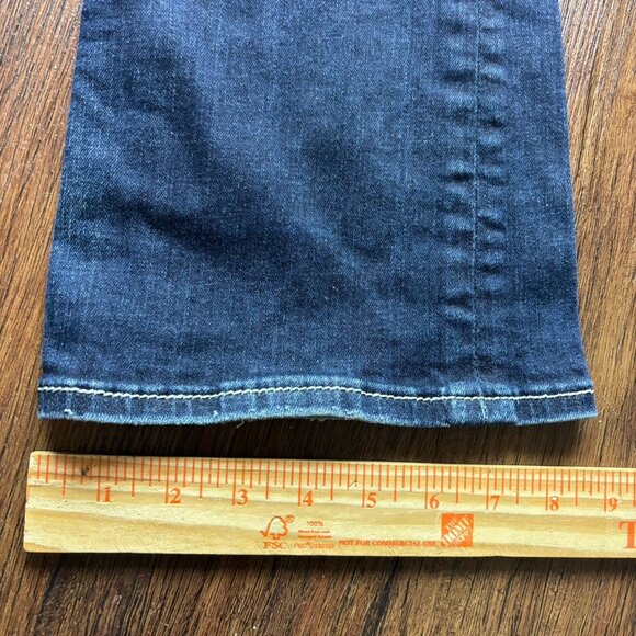 Rock Revival Maggie Boot Jeans Dark Wash Flap Pocket Women’s Size 28 - Picture 12 of 13